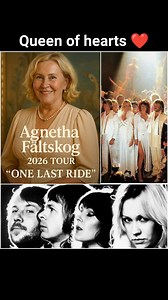 5.2K views · 144 reactions | "ONE LAST RIDE" i will sing For " DREAMERS" agnetha faltskog " ABBA lead vocalist (2026 World Tour) Big fan since 90s so excited To see her onstage once again Coz fans missed her so much ❤️ #agnethafaltskog single album The Queen of hearts ❤️ Released may (1998) ( Full song listen from _ ( Agnethamusic Youtube channel | Kuks yeps | Facebook
