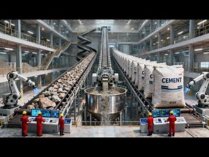 How Cement Is Manufactured | Inside a Modern Cement Factory (Full Process)