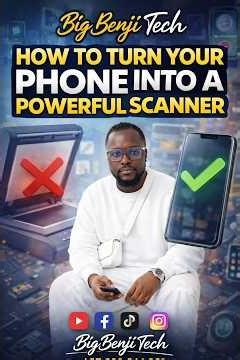 HOW TO TURN YOUR PHONE INTO A POWERFUL SCANNER – NO EXTRA TOOLS NEEDED!”