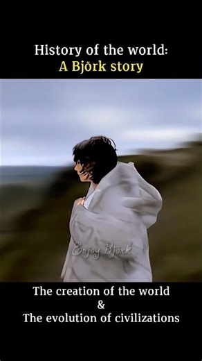 History of the world: A Björk story🌍🧬 Part.1 #bjork #evolution #shorts