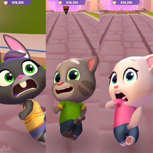 Squid Game Angela #lavaescape #talkingtomtimerush #mobilegame #mytalkingangela2 #shorts