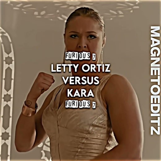 Letty Ortiz Vs Kara | Furious 7 Inverse