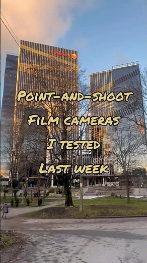 I Tested 4 Vintage Film Cameras Last Week 📸 | Olympus | Yashica | Fuji