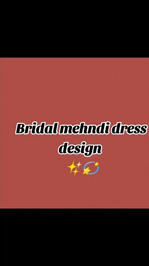 2024 Bridal Mehndi Dress Design Ideas