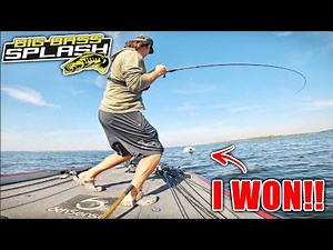 Fishing For $180,000 in a Big Bass ONLY Tournament! (I WON!!)