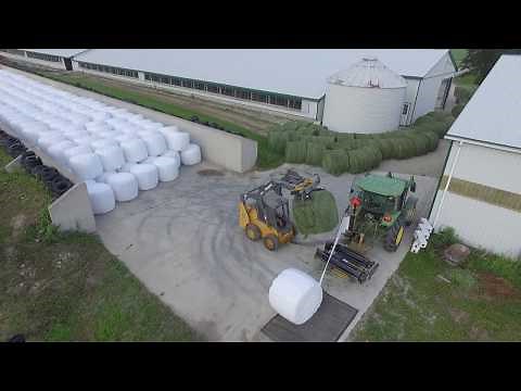 Tubeline TL1000R Individual Bale Wrapping