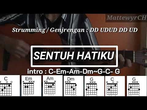 (Gitar Tutorial) Lagu Rohani - SENTUH HATIKU || Mudah dipahami untuk pemula