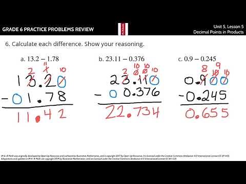 Grade 6, Unit 5, Lesson 5 Practice Problems