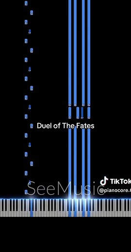 Duel of the Fates from Star Wars by John Williams #easy #piano #tutorial