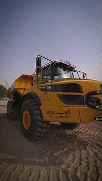 2022 Volvo A40G Dump Truck in Action