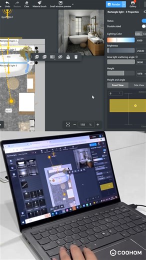 See your designs come alive in real time with Coohom 💜 The best part? Every change you make is instantly reflected in your design—tweak, experiment, and perfect your vision anytime, so your creativity never has to wait! 👉 Sign up for Coohom: https://www.coohom.com/pub/market/account/signup?utm_source=facebook_organic_social&utm_campaign=20251218render 👉 Click to learn more: https://www.coohom.com/pricing?open_position=facebookorganic_20251218render #designsoftware #furnitures #interiordesign 