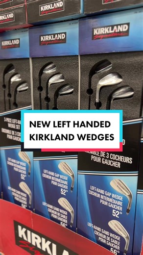 Unboxing and Initial Thoughts on Left-Handed Kirkland Wedges | Golf TikTok