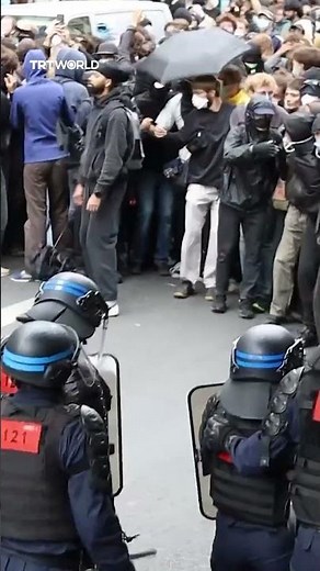 French police clash with protesters during "Block Everything" demonstrations