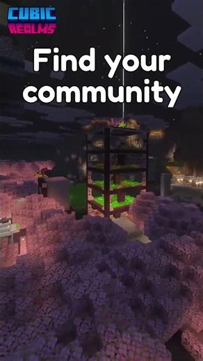NEW Realm Code MCBE 26.30! Cubic Utopia 7.1 SMP Update #minecraft #realmcode #realms #minecraftrealm