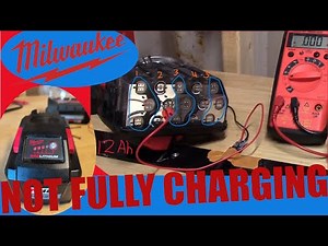 Milwaukee M18 Battery Not Fully Charging, FIXED!