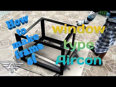 How to install window type aircon