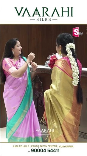 Actress Rashi Sarees Shopping At Vaarahi Silks | #shorts #ytshorts #vaarahisilks