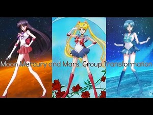 Sailor Moon Crystal - Moon, Mercury & Mars - The Power of Love
