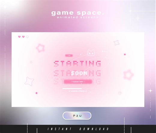 Animated Screens - Animated Scenes for Twitch - Aesthetic Screens - Animated Screens - Twitch Ovelay - Twitch - Stream - Stream Package - Etsy