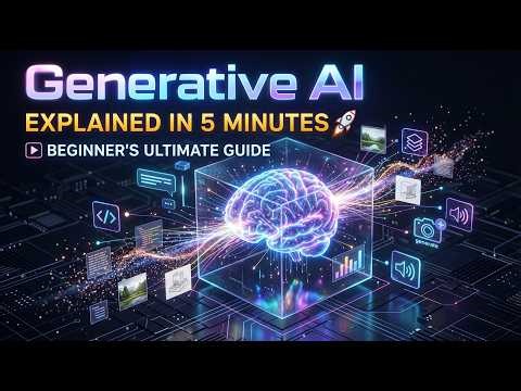 What is Generative AI in 5 Minutes? 🤔 The ULTIMATE Beginner's Guide! 🤖✨