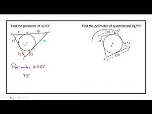 circumscribed polygon around a circle