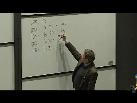 Constructive Mathematics: Introduction to algorithms: Euclid's method - 1st Year Student Lecture