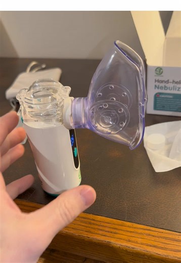Handheld nebulizer for neb treatments #nebulizer #nebulizermachine #handheldnebulizer #tiktokshopcreatorpicks