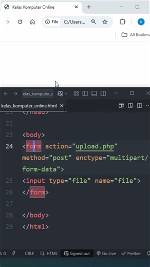 Kenapa Upload File Gagal? Ini Fungsi enctype HTML!