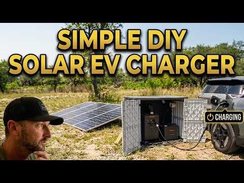 Charge your EV for free! - Simple DIY 240v Off-Grid EV Charger