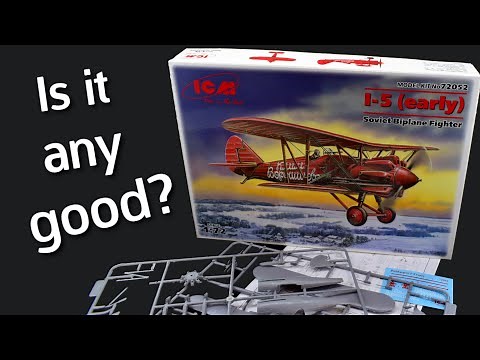 What Is This Like? Unboxing the I-5 (Early) Biplane in 1/72 scale | Plastic Model Kit Review