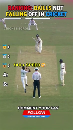 The bails literally refused to fall! 🤯 #cricketshorts #cricket