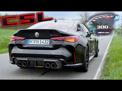 BMW M4 CSL (550hp) | 0-300 km/h acceleration🏁 | by Automann in 4K