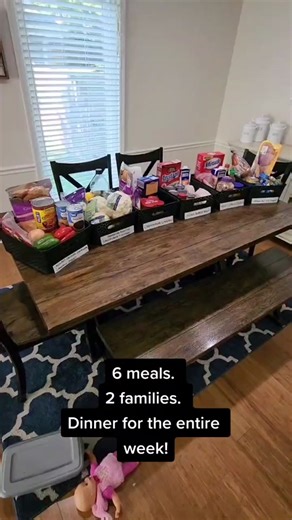 Double the Fun: 6 Meals for 2 Families!