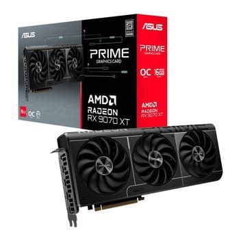 Placa de Vídeo ASUS PRIME RX 9070 XT O16G AMD Radeon, 16GB, GDDR6, Axial-tech, OpenGL 4.6 - 90YV0L71-M0NA00 - Placa de Vídeo - Magazine Jack85