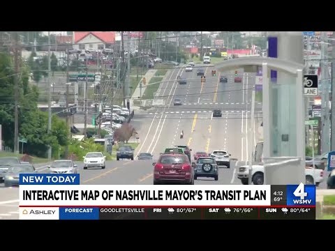 Nashville interactive transit map unveiled