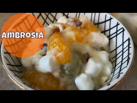 Granny's Ambrosia Recipe- How to Make Decadent Southern Ambrosia Fruit Salad