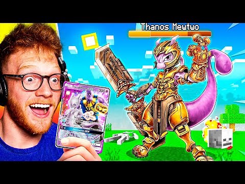 I Opened AVENGERS POKEMON PACKS to get GOD POKEMON in MINECRAFT!