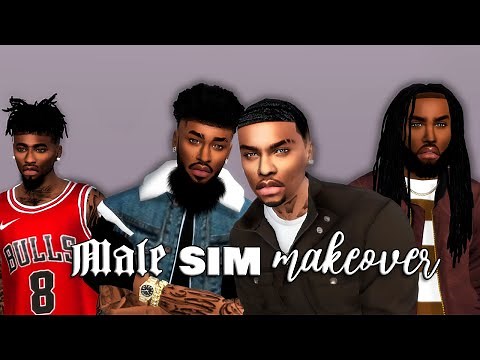 Male sim makeover ts4/CC used links listed below