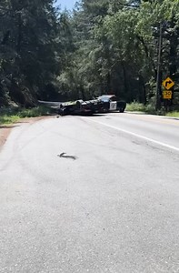 Lambo crashes and rolls over on Highway 9 in Santa Cruz on Sunday. follow @bayarea_tv for more Bay Area content. | Bay Area Bound