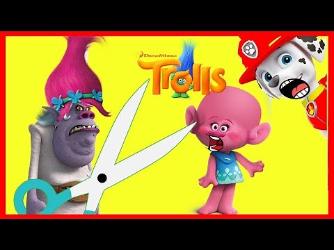 Paw Patrol Wears Trolls Movie Costume with Poppy Pink Hair | Ellie Sparkles
