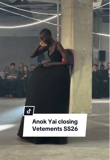 Anok Yai Shines as Widow Bride at Vetements SS26