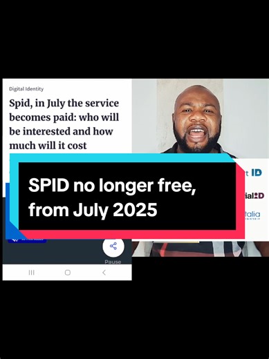 SPID Not Free Anymore Starting July 2025