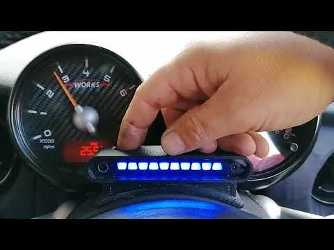 Shift light / rev display configuration walkthrough