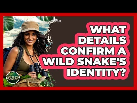 What Details Confirm A Wild Snake's Identity?