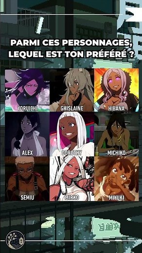 Personnages féminins anime : Laquelle est votre favorite ?