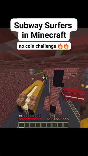 Subway Surfers in Minecraft #minecraft #minecraftmemes #fyp | MC Memes