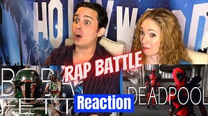 Epic Rap Battles of History Deadpool vs Boba Fett reaction