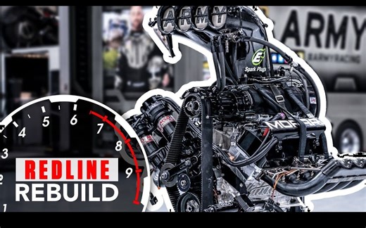 看完直想说卧槽！11000匹马力的HEMI V8发动机重建延时摄影 REDLINE REBUILD S2E03