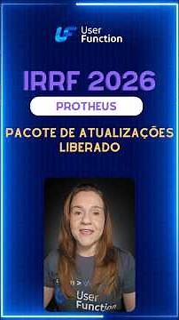 IRRF 2026 in Protheus: Update Package Released