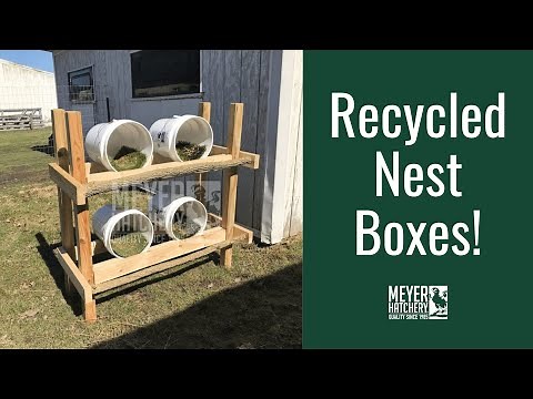 Recycled and DIY Nest Boxes